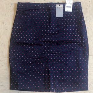 J crew polka dot skirt